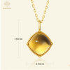 Dây chuyền Credence đá Citrine hình giọt nước CG03