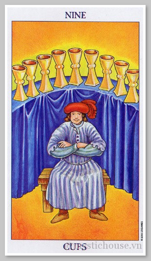 Ý nghĩa là bài Nine of Cups