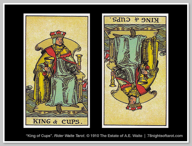 Lá bài King of Cups là một bức tranh sống động về sự cân bằng giữa lý trí và cảm xúc, quyền lực và tình yêu, khôn ngoan và trực giác