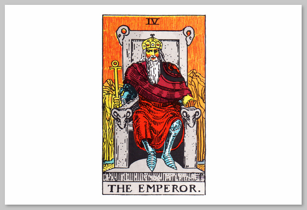 Lá bài The Emperor trong Tarot tượng trưng cho quyền lực, sự lãnh đạo và cấu trúc