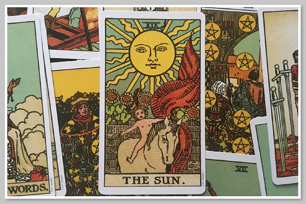 Hình ảnh lá The Sun trong tarot 